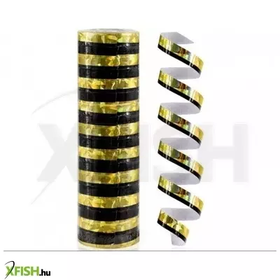 Arany-fekete hologramos szerpentin