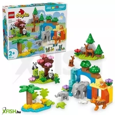 LEGO® DUPLO® 3 az 1-ben állatcsaládok a vadvilágban 10446