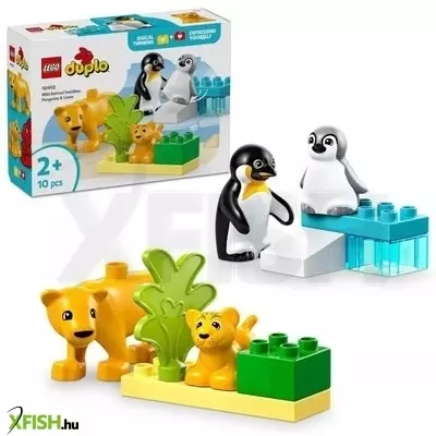 LEGO® DUPLO® Állatcsaládok a vadvilágban: Pingvinek és oroszlánok 10442