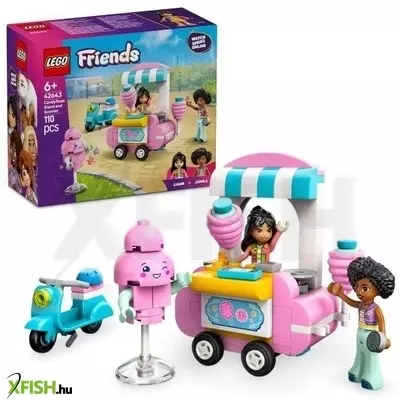 lego® friends vattacukorárus pult és robogó 42643