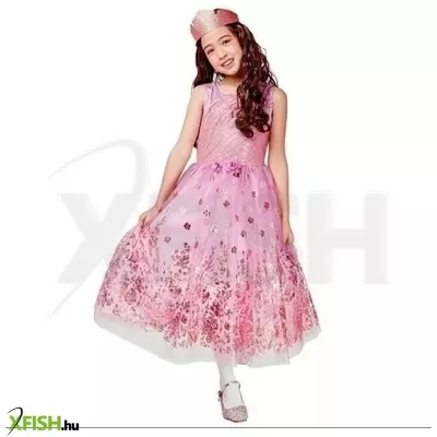 rózsahercegnő jelmez szett - 110-120 cm