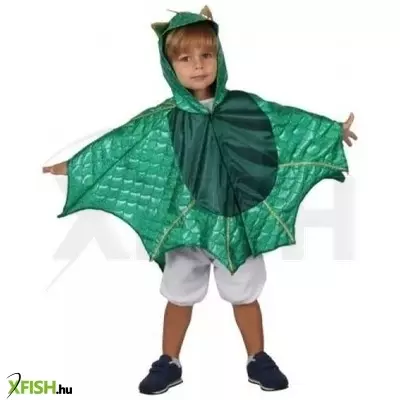 Dinoszaurusz köpeny jelmez - 92-104 cm