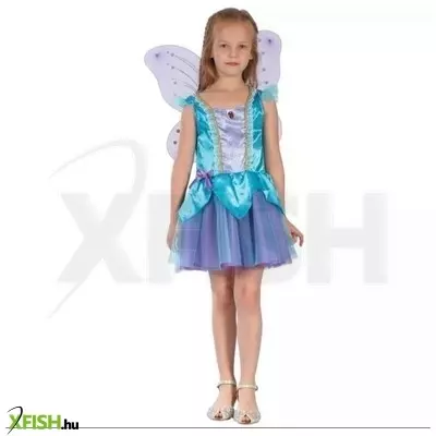 Lila tündér jelmez - 110-120 cm