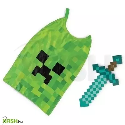 Minecraft: Köpeny és kard jelmezkiegészítő szett - 2 db-os
