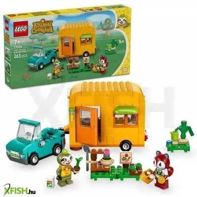 LEGO® Animal Crossing Leif karavánja és kertészeti boltja 77054