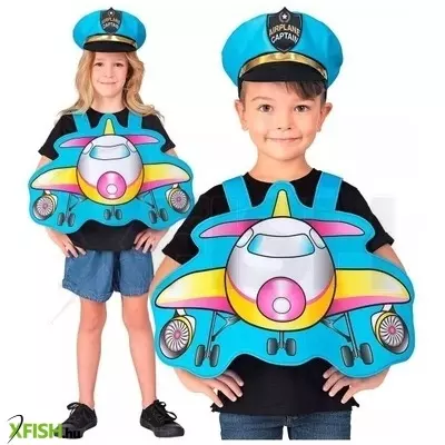 Pilóta jelmez sapkával - 113 cm