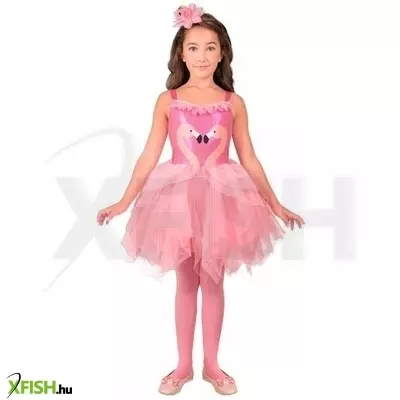 Flamingo jelmez fejpánttal - 110 cm