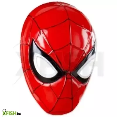 Pókember maszk - gumipántos, műanyag