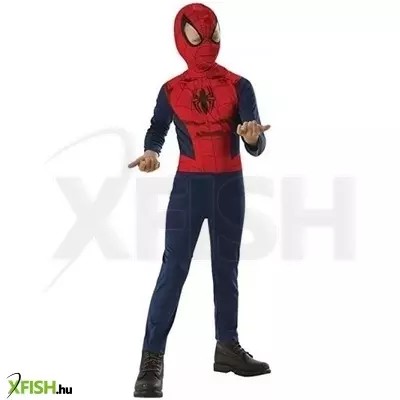 Pókember jelmez, 7-8 éveseknek, 117-128 cm
