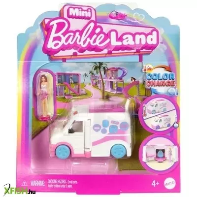 Barbie: Mini BarbieLand jármű - Színváltós mentőautó