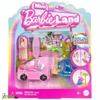 Barbie: Mini BarbieLand jármű - Kabrió