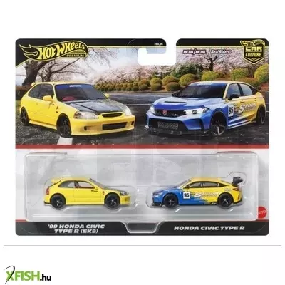 Hot Wheels: Deluxe kisautó, 2 db-os csomag - Honda