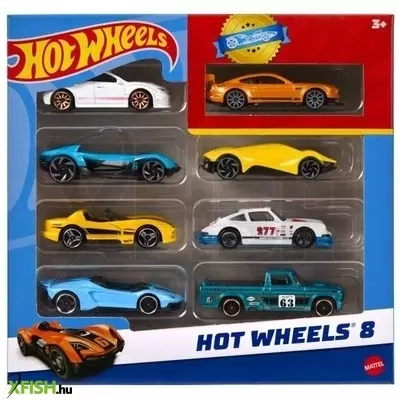 Hot Wheels: Kisautó csomag - 8-db-os