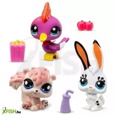 Littlest Pet Shop: Country Pets játékfiguraszett - 3 db-os