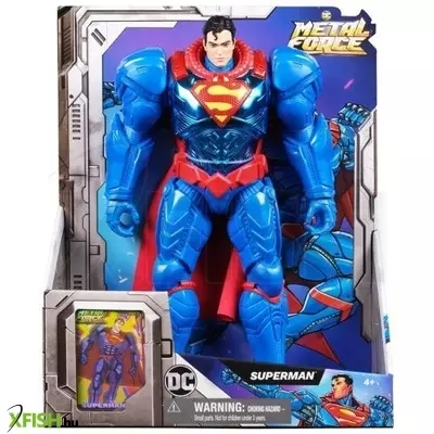 DC Comics: Force Metal Superman akciófigura - 30 cm