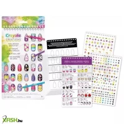 Crayola Creations: Kompakt körömdíszítő szett