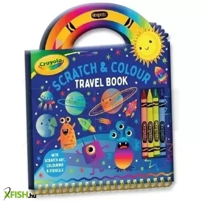 Crayola: Spirálos úti foglalkoztató könyv - Bolygó