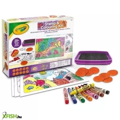 crayola: színező készlet nyomdákkal