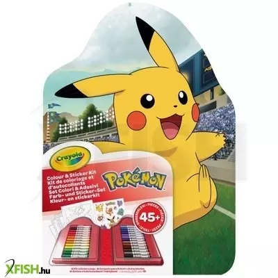 Crayola: Pokémon kreatív készlet matricákkal