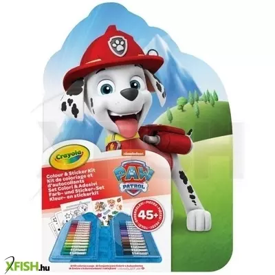 Crayola: Mancs őrjárat kreatív készlet matricákkal