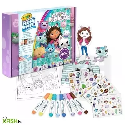 Crayola Color Wonder: Gabi babaháza maszatmentes foglalkoztató készlet