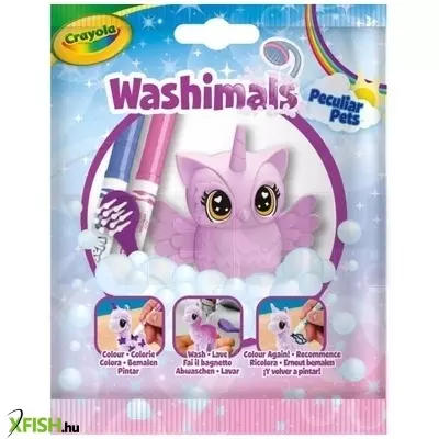 Crayola Washimals: Kimosható különleges állatka figura, 1 db - többféle