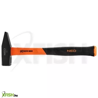 Neotools általános kalapács 800g, üvegszál nyél, kétkomponensű markolat