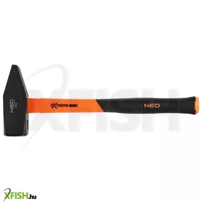 Neotools általános kalapács 2000g, üvegszál nyél, kétkomponensű markolat