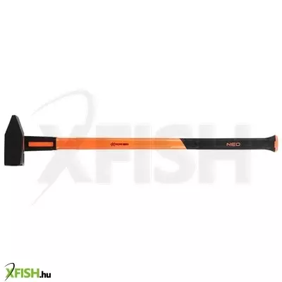 Neotools általános kalapács 3kg, üvegszál nyél, kétkomponensű markolat