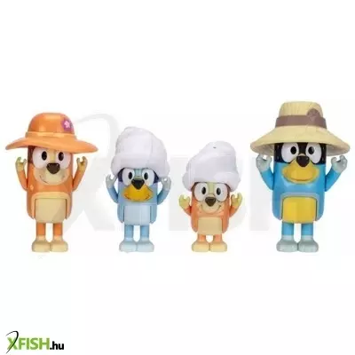 bluey: családi utazás játékkészlet - 4 db-os