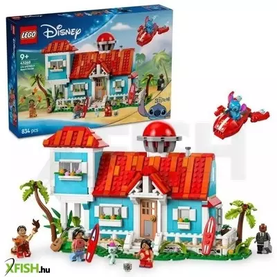 LEGO® Disney Lilo ás Stitch tengerparti háza 43268