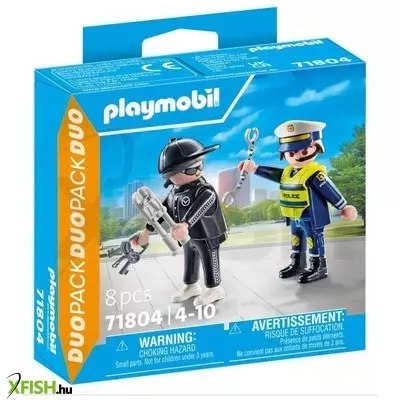 Playmobil: Rendőr és betörő figura szett