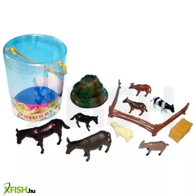 hang shun műanyag háziállat 10 darabos készlet - 10-15 cm