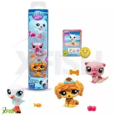 Littlest Pet Shop: Pet Trio Tuba játékfiguraszett, 3 db-os - Country Pets