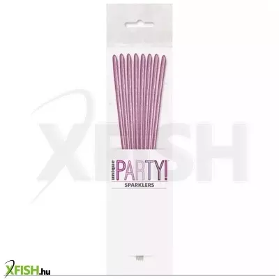 Tortacsillagszórók - pink, 18 cm, 8 db-os csomag