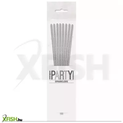 Tortacsillagszóró - ezüst, 18 cm, 8 db-os csomag