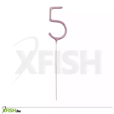 Számos tortacsillagszóró - pink, 5-ös