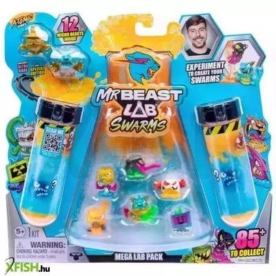 mr. beast: lab swarms nagy szörnylabor, 2. széria - 12 db-os