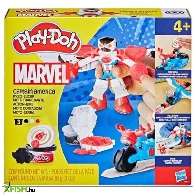 Play-Doh: Amerika kapitány Moto-Slicer motorral