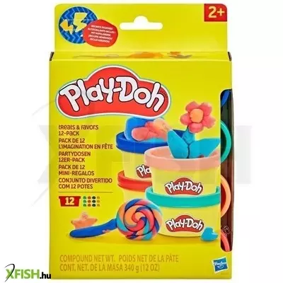 play-doh: apró gyurmák - 12-es csomag