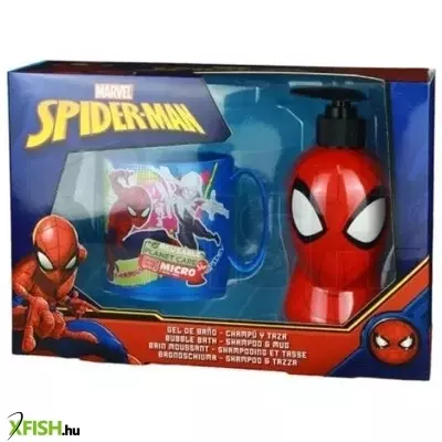 Pókember: Naturaverde habfürdő és sampon + bögre