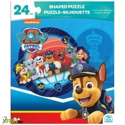 Mancs Őrjárat: Kutyik forma puzzle - 24 darabos