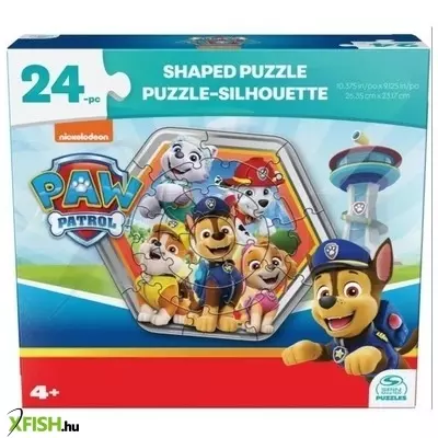 Mancs Őrjárat: jelvény alakú puzzle, A csapat - 24 darabos