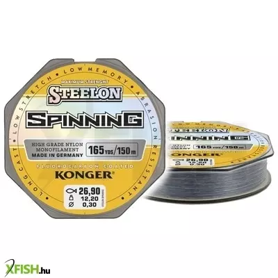 Konger Steelon Spin Fc Monofil Pergető Zsinór 150m 0,12mm 2,6Kg