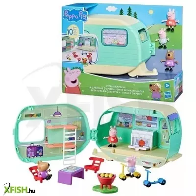 Peppa malac lakókocsija játékkészlet