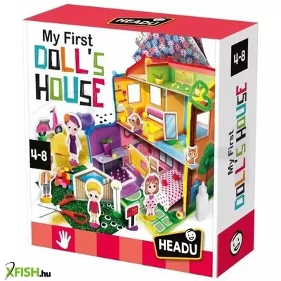 Headu: Karton babaház - Készítsd magad fejlesztő készlet