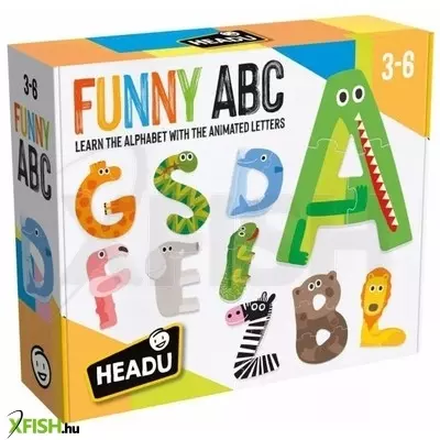 Headu: Állatfigurás betűkirakó - angol ábécé
