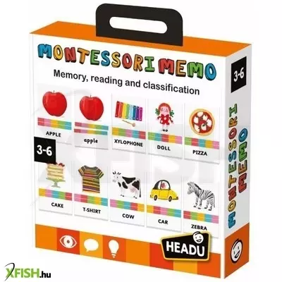 headu: többfunkciós montessori memória játék