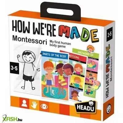 Headu: Az emberi test kreatív fejlesztő játék