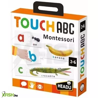 Headu: Taktilis ábécé betűtanító fejlesztő játék